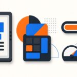 Illustration of an e-reader beside a calculator, price dial and file-size gauge